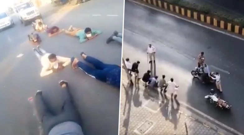 COVIDIOTS Are Punished by Police Officials For Roaming On The Streets