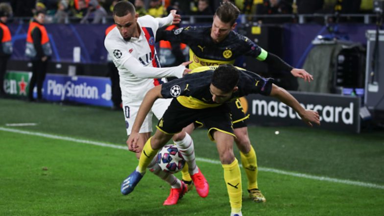 PSG vs Borussia Dortmund, UEFA Champions League 2019-20 Live Streaming Online: Where to Watch CL 2019–20 Round of 16 Match Live Telecast on TV & Free Football Score Updates in Indian Time?