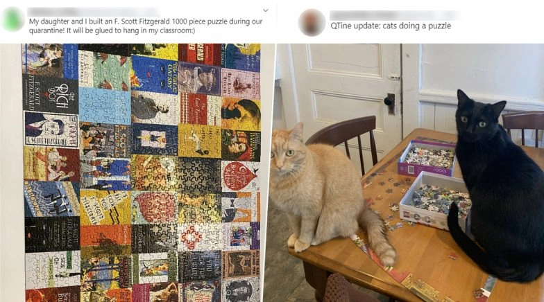 People Are Solving Puzzles to Beat Home Quarantine Blues 