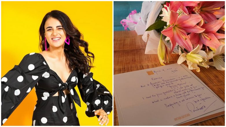 Angrezi Medium Actress Radhika Madan Receives Handwritten Letter From Amitabh Bachchan