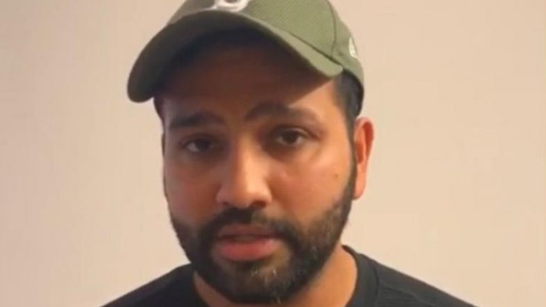 Rohit Sharma in a Video Message Urges People to Inform Medical Authority in Case of Coronavirus Symptoms