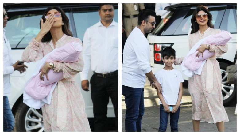 Shilpa Shetty and Raj Kundra Bring Their Daughter Samisha Home (See Pics)