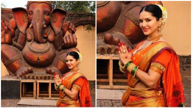 Sunny Leone in a Saree Just Made Our Day With Her Gudi Padwa Wish (See Pic)