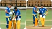 Suresh Raina's Gesture After Accidentally Stepping on MS Dhoni's Bat During Chennai Super Kings Training Session Will Make You Respect Him More! Watch Video