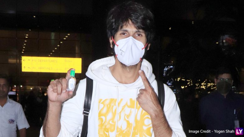 Shahid Kapoor, Armed With A Mask And Hand Sanitiser, Returns To Mumbai After Jersey Shoot Hits Pause (See Pics)