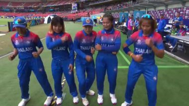 Thailand Women’s Cricketers Show Amazing Dancing Skills During Washed-Out ICC World T20 2020 Match Against Pakistan, Watch Video