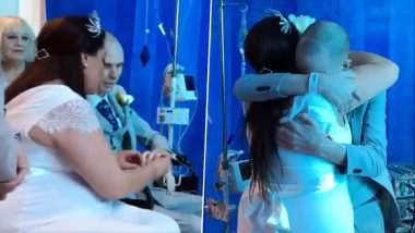 England Hospital Organises Beautiful Wedding Ceremony for Heart Transplant Patient and His Fiancé (Watch Emotional Video)