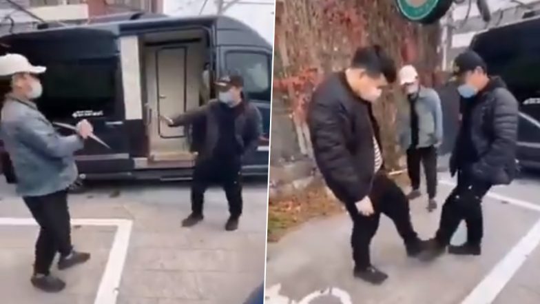 Coronavirus Scare Leads to ‘Wuhan Shake,’ People Greet Foot-to-Foot Instead of Handshake to Prevent COVID-19 Spread (Watch Video)