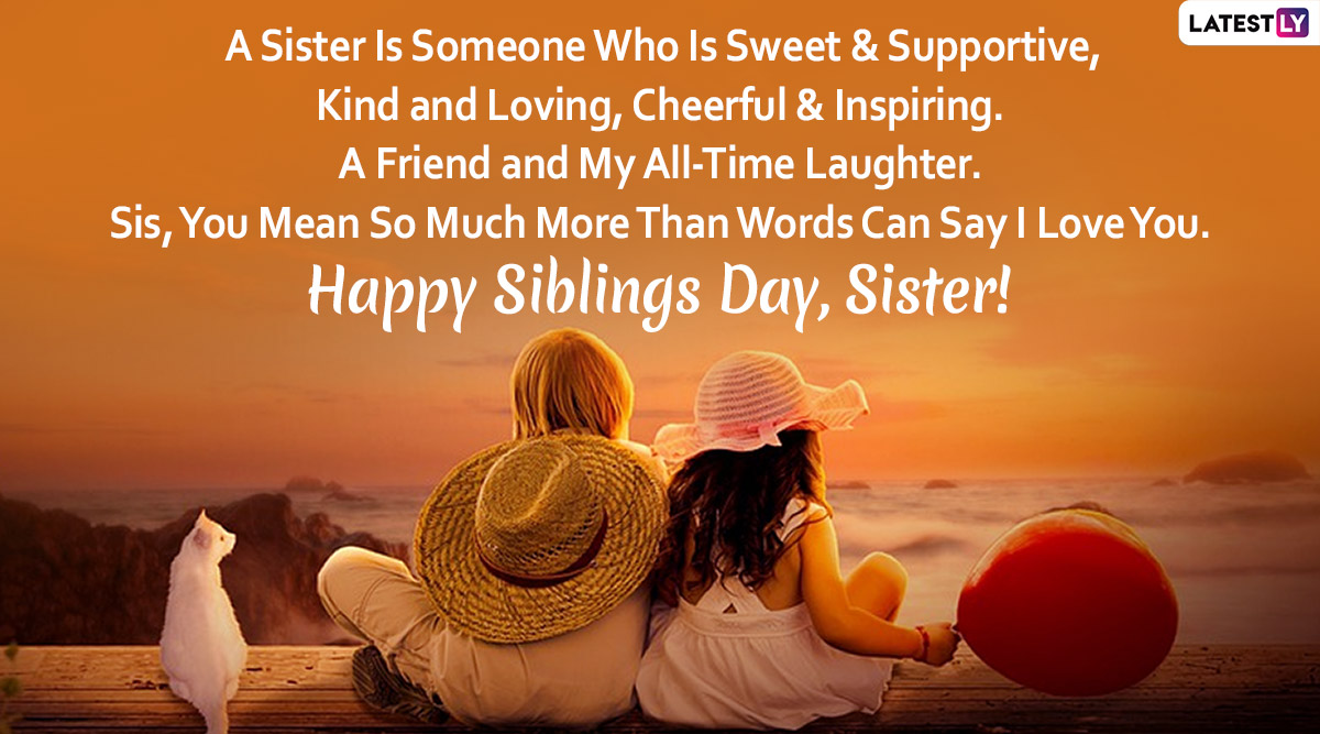 Happy National Siblings Day 2020 Wishes Whatsapp Stickers Hd Images Greetings Quotes