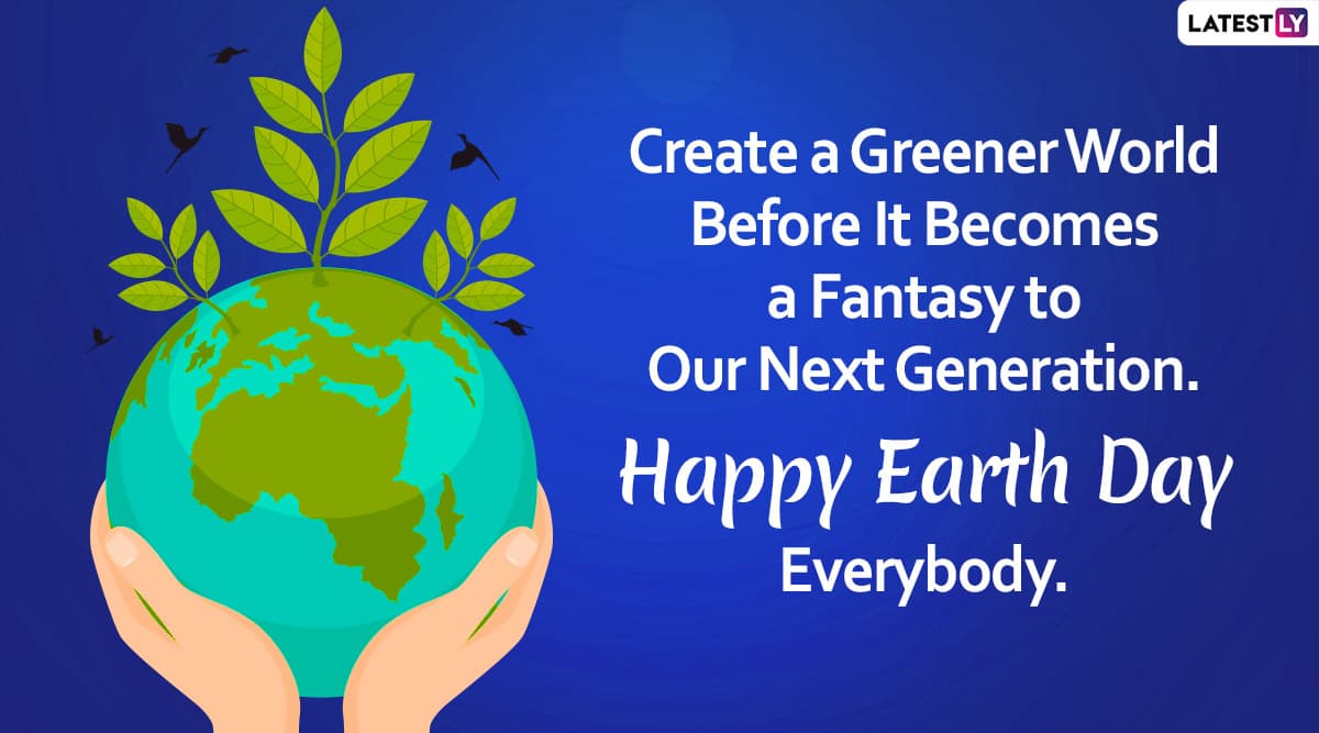 Earth Day 2020 Messages & HD Images: WhatsApp Stickers, GIFs, Facebook ...