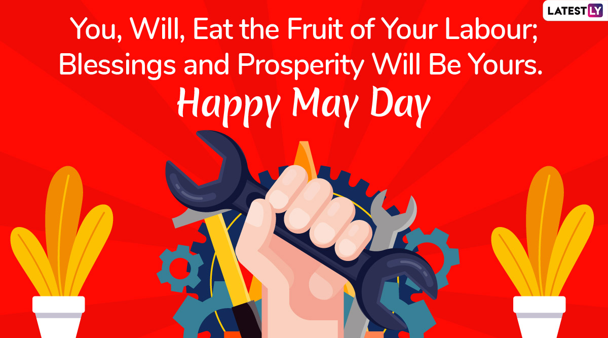 Happy May Day 2020 Wishes & HD Images: WhatsApp Stickers, GIFs ...