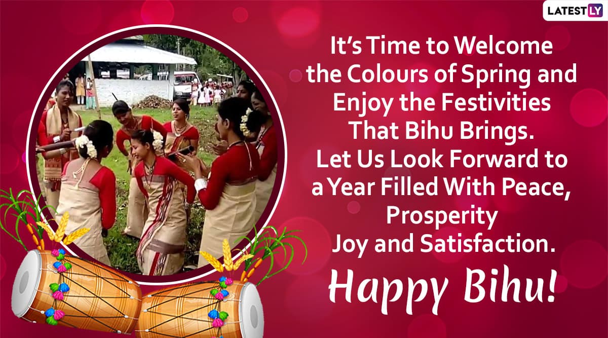 Happy Bohag Bihu 2020 Greetings: Celebrate Assam New Year With Rongali ...