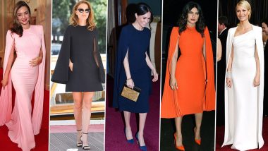 Priyanka Chopra, Meghan Markle and Miranda Kerr Replace Pantsuits with Cape Dresses as the New 'Power Dressing' Staple (View Pics)
