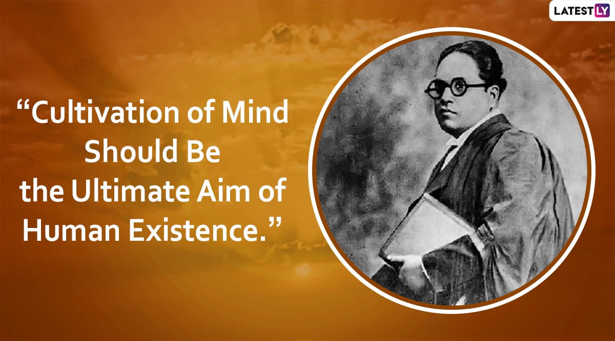 Dr. BR Ambedkar's quote. (Photo Credit: File Image)