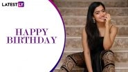Happy Birthday, Rashmika Mandanna! Fans Pour in Wishes for the South Actress on Twitter