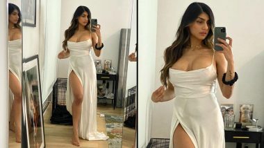 Fitness Mia Khalifa Xxx - Mia Khalifa Shares Picture in a High-Slit Wedding Dress With an ...