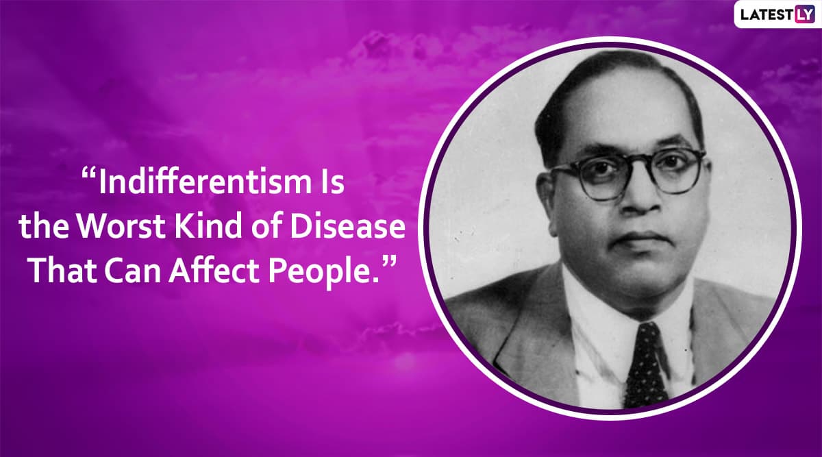 Dr. BR Ambedkar's quote. (Photo Credit: File Image)