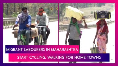 Migrant Labourers in Maharashtra Start Walking, Cycling Hundreds Of Kilometres For Their Home Towns