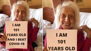 101-Year-Old Cancer Survivor Beats Coronavirus in New York; Meet Angelina Friedman, The Woman With 'Superhuman DNA', Who Braved The Second Pandemic of Her Life After Spanish Flu