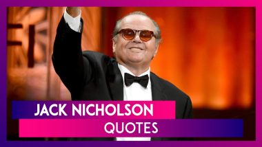Jack Nicholson Turns 83: Quotes By American Actor On Acting, Life & Success That Will Make You Think