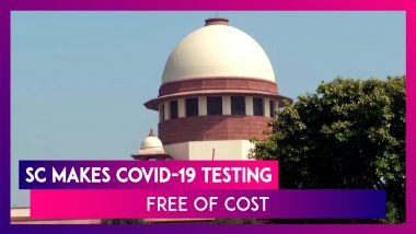 SC Makes COVID-19 Testing Free Of Cost, Directs Private Labs Not To Charge Fee For Testing