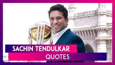 Sachin Tendulkar 47th Birthday: Inspirational Quotes by Master Blaster on Life, Success & Failure