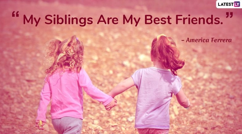 Happy National Siblings Day 2020 Wishes: WhatsApp Stickers, HD Images, GIF Greetings, Quotes