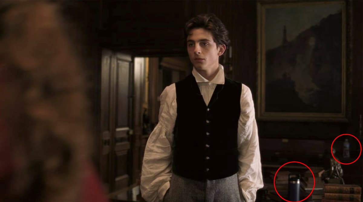 After Game Of Thrones Coffee Cup Gaffe, Fans Spot a Modern Hydro Flask and Water Bottle in Timothee Chalamet's Scene from Little Women After Game Of Thrones Coffee Cup Gaffe, Fans Spot a Modern Hydro Flask and Water Bottle in Timothee Chalamet's Scene from Little Women