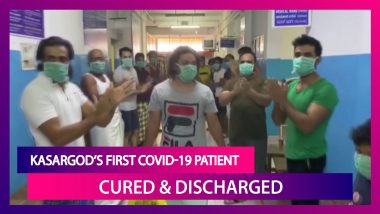Kasargod’s 1st COVID-19 Patient Discharged After Recovery, Gets Warm Goodbye From Hospital Staff