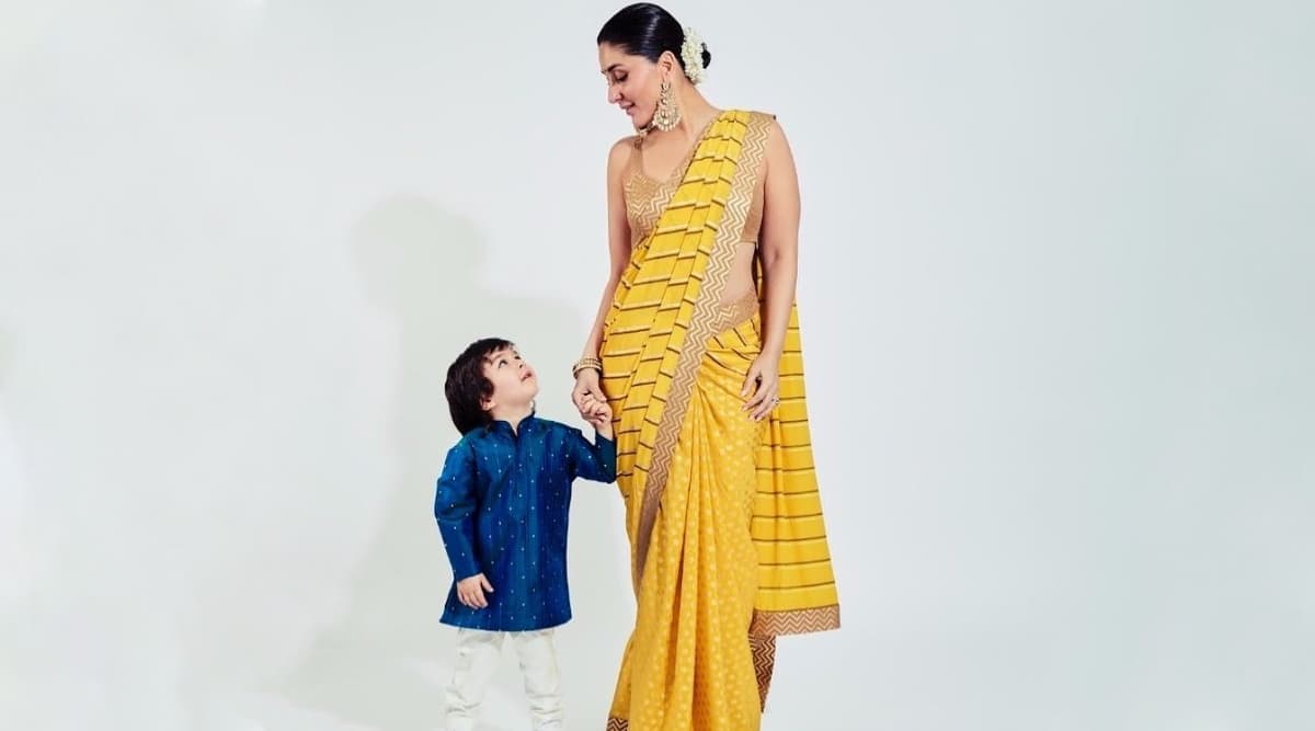Kareena Kapoor Khan Wears Pasta Jewellery Made by Son Taimur (View Pic) Kareena Kapoor Khan Wears Pasta Jewellery Made by Son Taimur (View Pic)