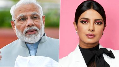 Priyanka Chopra Thanks PM Narendra Modi for Lauding Her Contribution in the Fight Against COVID-19 Pandemic (Read Tweet)