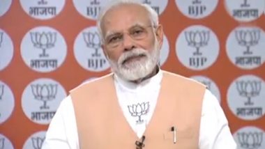 PM Narendra Modi Addresses BJP Workers on Party's 40th Foundation Day, Appeals to Them For 5 Things From Feeding The Poor to Seeking Donations for PM CARES Amid Coronavirus Lockdown