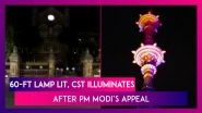 Nagpur Lights Up 60-Ft-Tall Lamp, CST In Mumbai Lit Up For PM Narendra Modi&rsquo;s 9PM, 9Minutes Appeal