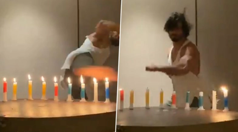 Vidyut Jammwal Uses Ancient Martial Art to Light and Put Out His Candles