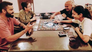 Anushka Sharma And Virat Kohli Have Their Gaming Mode On As They Play Monopoly With Family During Lockdown (View Pic)