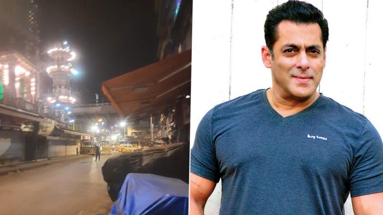 Salman Khan Shares Pictures of Empty Mumbai Streets, Appreciates Citizens for Abiding by Coronavirus Lockdown Rules 