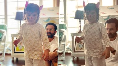 Kareena Kapoor Khan Celebrates Easter with her Forever Bunnies Taimur and Saif Ali Khan (View Pic)