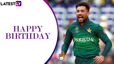 Mohammad Amir Birthday Special: 3/16 vs India in ICC Champions Trophy 2017 Final and Other Top Bowling Performances by Talented Pakistan Fast Bowler (Videos Inside)