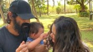 Arjun Rampal and Gabriella Demetriades Click an Adorable Family Picture With Son Arik  Amid Lockdown (View Pic)