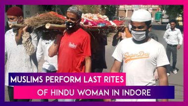 Muslims Help Perform Last Rites Of A Hindu Woman In Indore Amid Coronavirus Lockdown In The Country