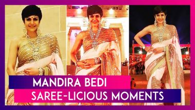 Happy Birthday, Mandira Bedi! A Style Capsule Of Her Love Affair With Six Yards Of Elegance!