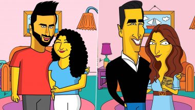 Akshay Kumar-Twinkle Khanna, Arjun Kapoor and Anshula Kapoor Turn Into The Simpsons Characters Ahead of the Show's Disney Plus Streaming!