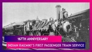 Indian Railway&rsquo;s First Passenger Train Service Marks 167 Years: Must-Know Facts About The Historic Journey