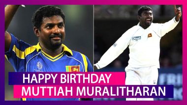 Muttiah Muralitharan Birthday Special: Records Held By Legendary Sri Lankan Spinner