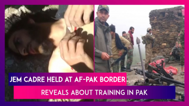 Jaish-e-Mohammed (JeM) Cadre Held At Afghanistan-Pak Border, Reveals About His Training In Pakistan