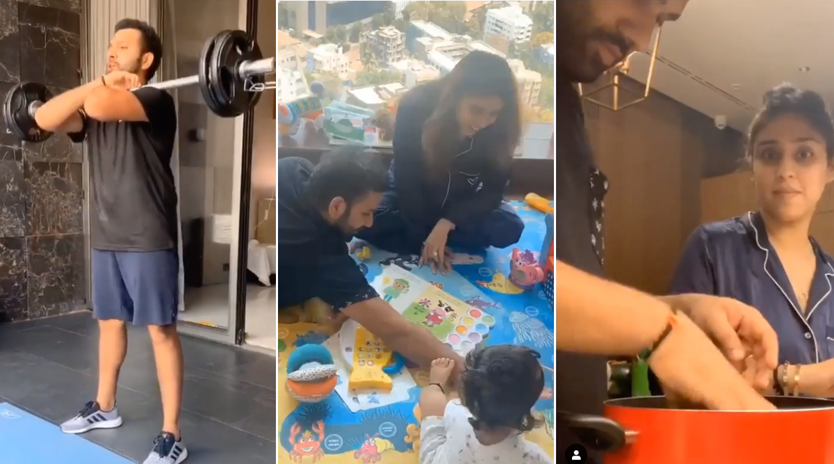 Lritika Sajde Sex Mms - Rohit Sharma's Day in Lockdown: From Playing With Daughter Samaira to  Helping Wife Ritika Sajdeh, This Is How Mumbai Indians Captain Is Spending  His Time in Self-Quarantine | ðŸ LatestLY