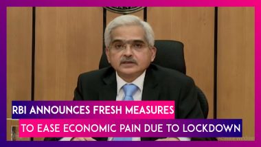 RBI Governor Shaktikanta Das Announces Measures To Mitigate Pain Of Economic Crisis Due To Lockdown