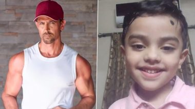 Hrithik Roshan’s Birthday Wish to His 4-Year Old Fan Is a Lovely Gesture by the Super 30 Actor