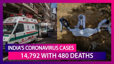 COVID-19 Cases In India At 14,792 With 488 Dead; 22 Districts In 12 States Have No Cases In 14 Days