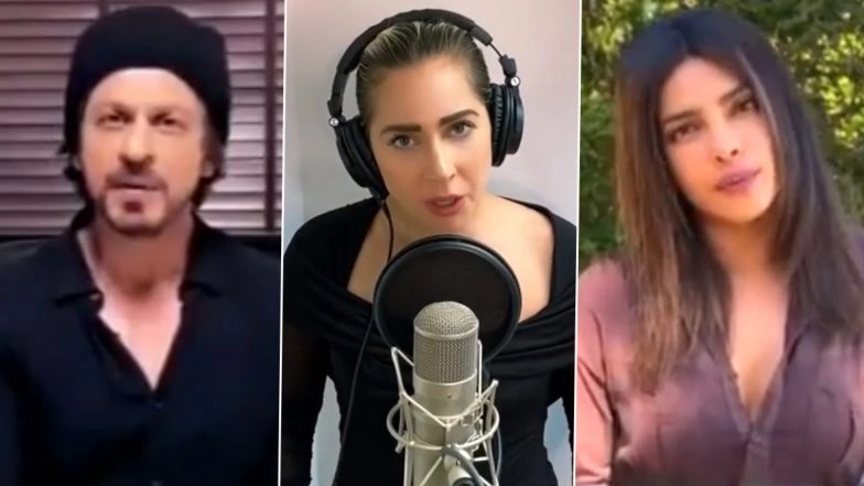 Shah Rukh Khan and Priyanka Chopra Jonas Join Lady Gaga’s ‘One World Special’ to Celebrate COVID-19 Warriors (Watch Video)